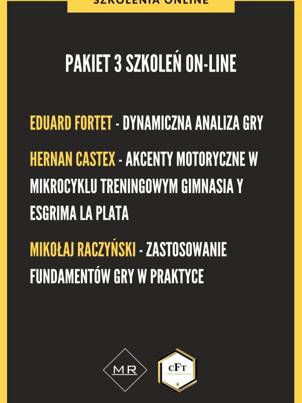 Pakiet 3 szkoleń online z zagranicznymi prelegentami